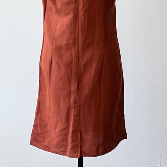 Vintage chocolate brown shift dress - Picture 8 of 11